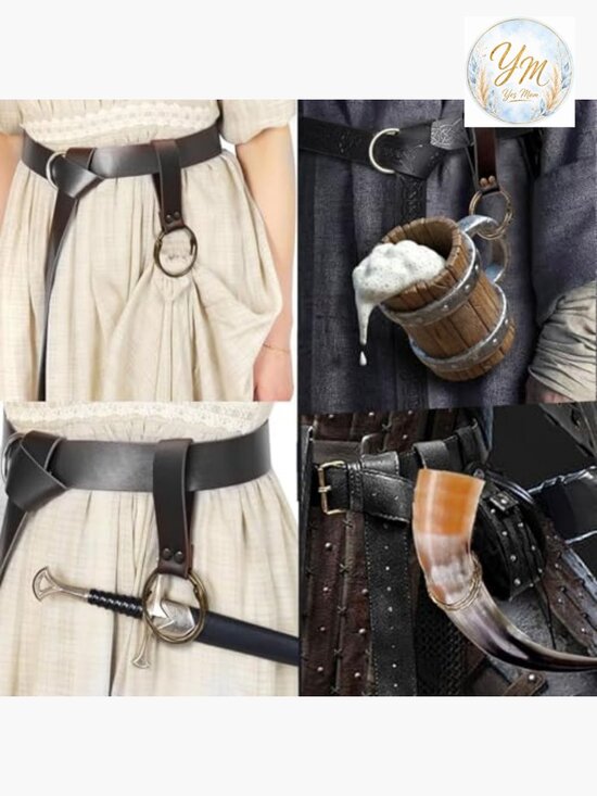 Steampunk Waist Bag Fanny Pack Renaissance Cosplay Belt Pouch Phone Holder main image 4